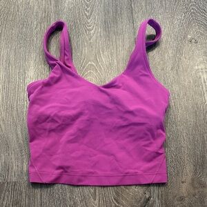Lululemon size 0 Align Purple Tank Top